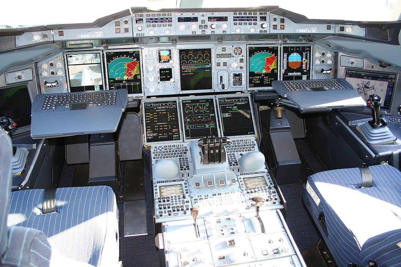 Can AI Replace Pilots - Airbus A380 cockpit.