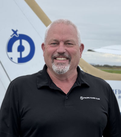 Clark Duimel at boundary bay airport